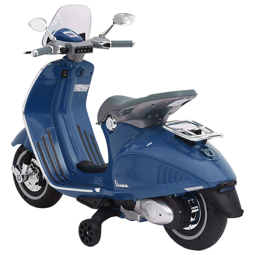 vidaXL Dětská elektrická motorka Vespa GTS300 modrá