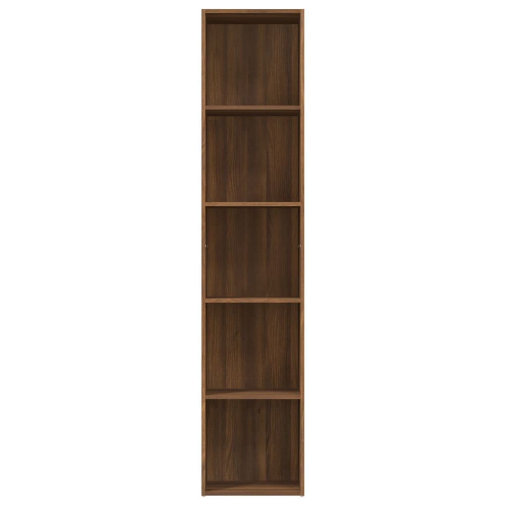 vidaXL Knihovna hnědý dub 40 x 30 x 189 cm kompozitní dřevo