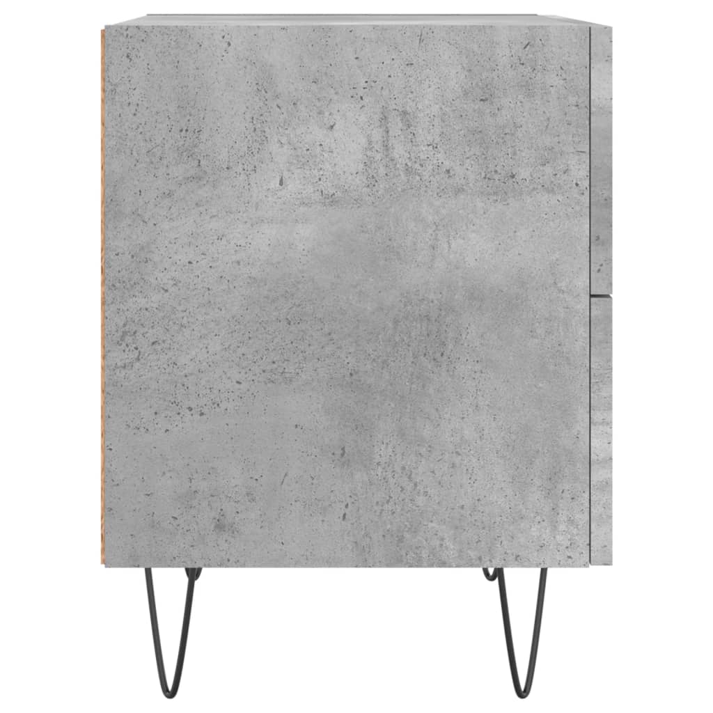 vidaXL Noční stolek betonově šedý 40 x 35 x 47,5 cm kompozitní dřevo