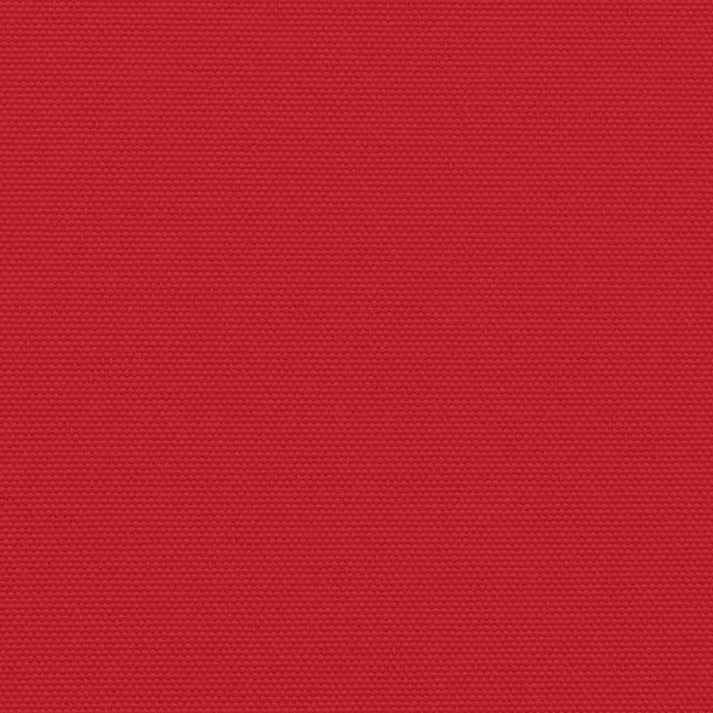 vidaXL Zatahovací boční markýza červená 140 x 600 cm