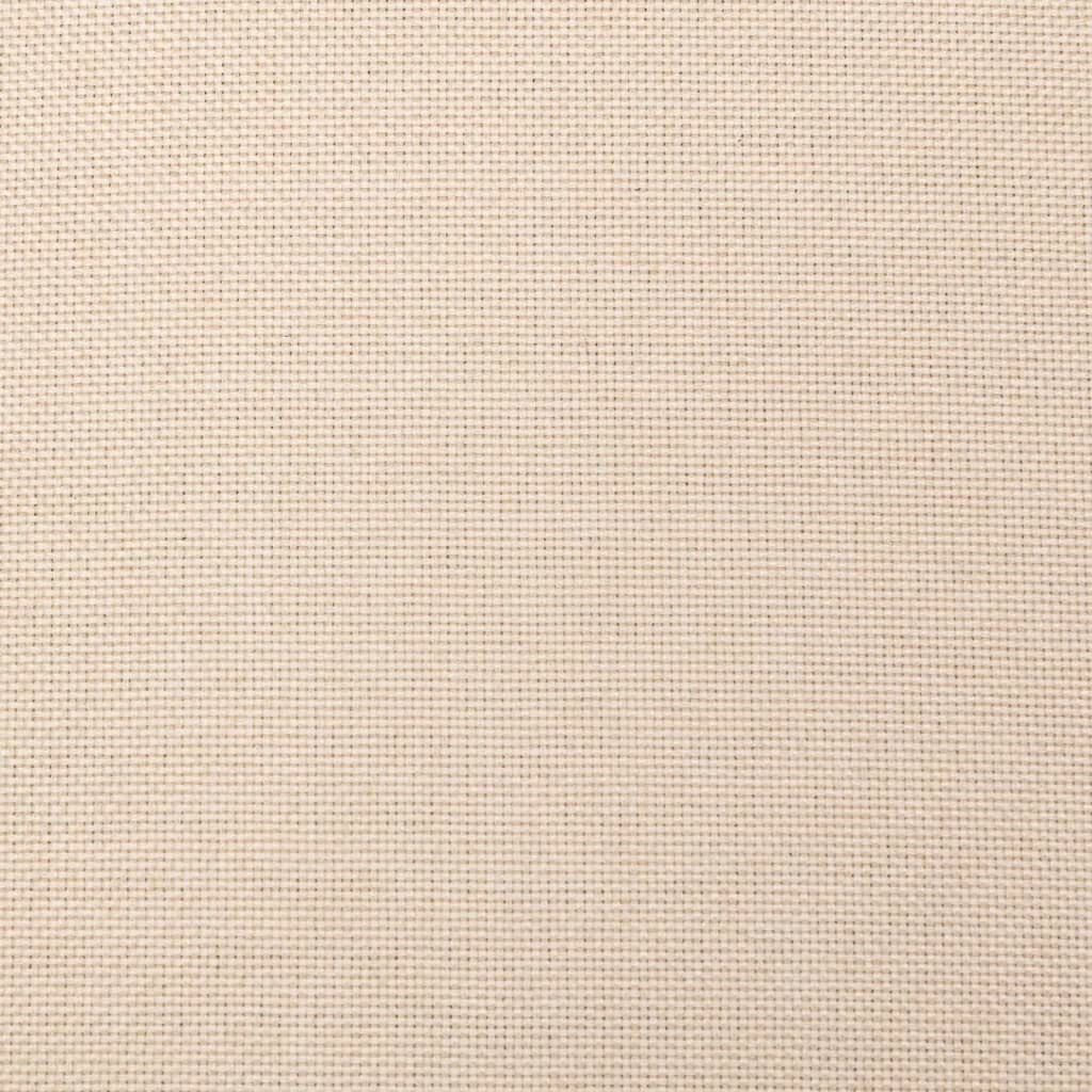 vidaXL Podnožka krémová 78 x 56 x 32 cm textil