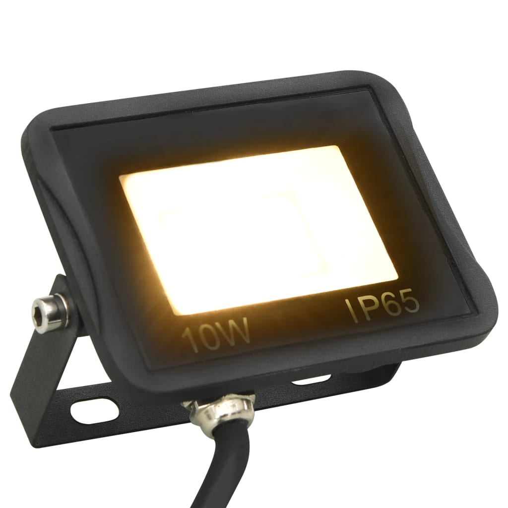 vidaXL LED reflektory 2 ks 10 W teplé bílé světlo