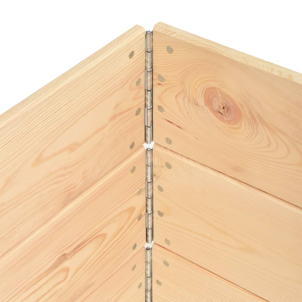 vidaXL Paletové nástavce 3 ks 60 x 80 cm masivní borové dřevo