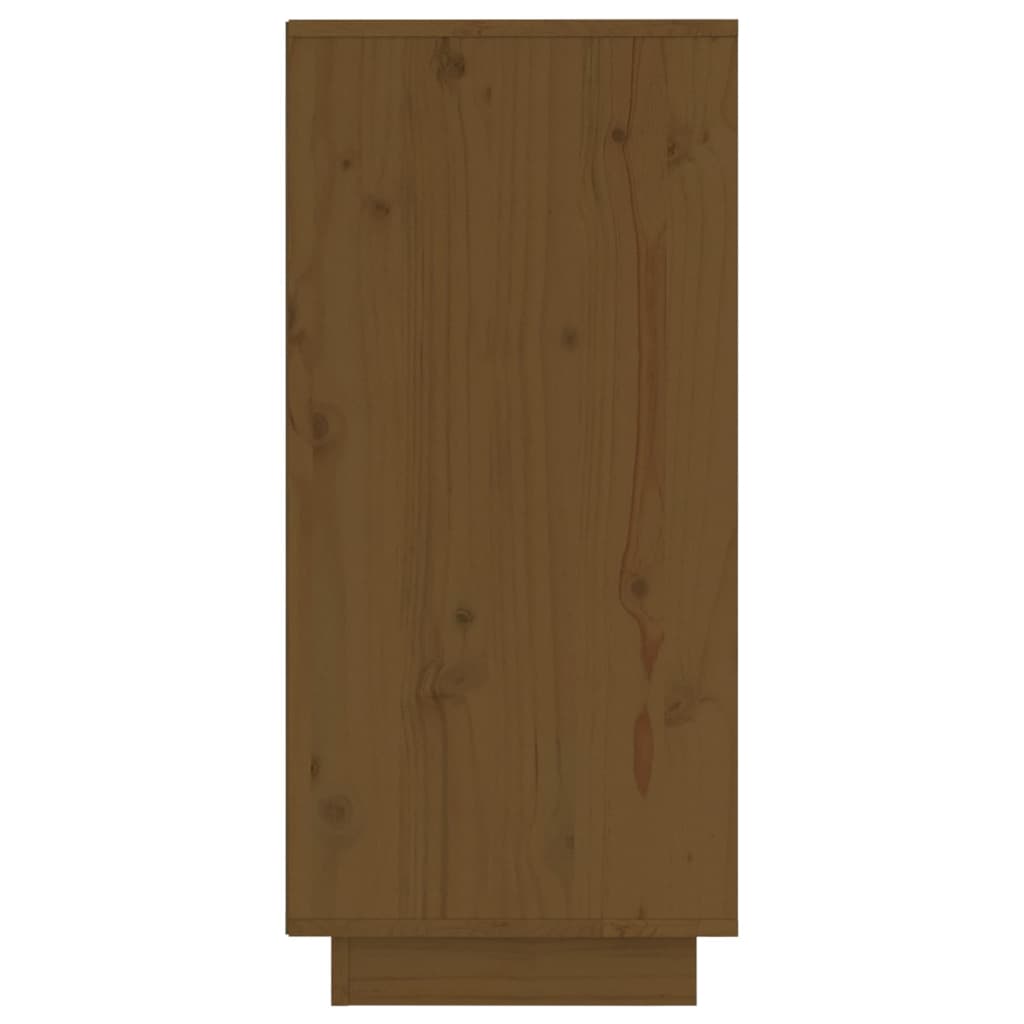 vidaXL Příborníky 2 ks medově hnědé 31,5x34x75 cm masivní borové dřevo