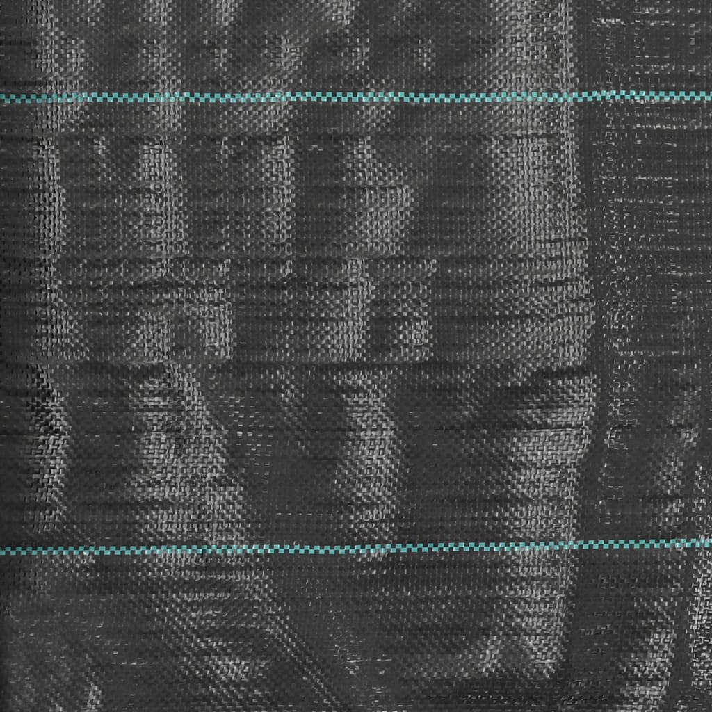vidaXL Mulčovací textilie proti plevelu a kořenům černá 1 x 25 m PP