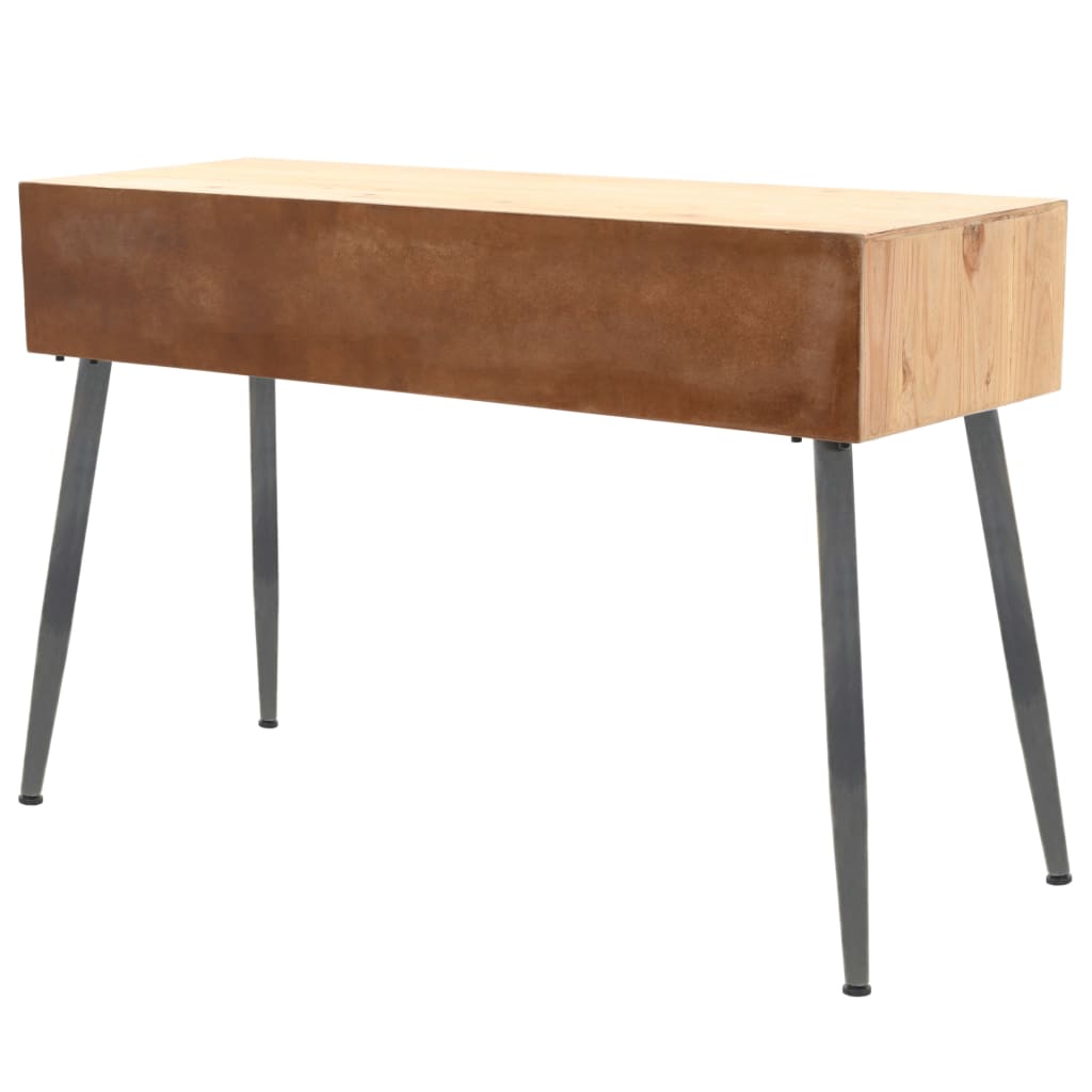 vidaXL Konzolový stolek z masivního jedlového dřeva 115 x 41 x 75,5 cm