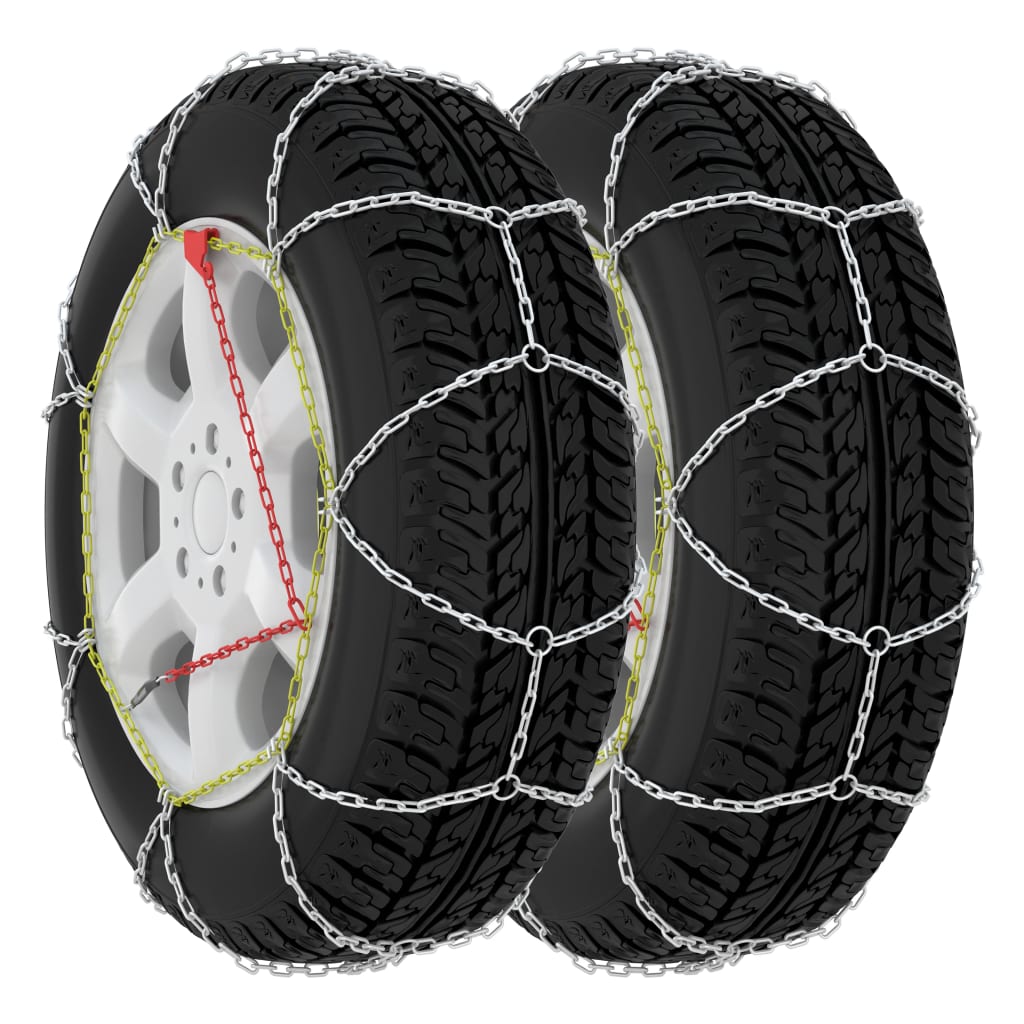 vidaXL Sněhové řetězy na pneumatiky 2 ks 16 mm SUV 4x4 velikost 460