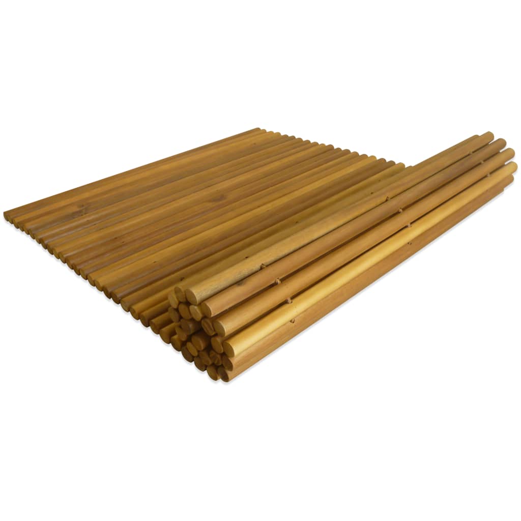 vidaXL Koupelnová předložka akáciové dřevo 80x50 cm