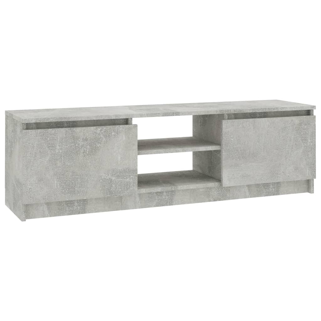 vidaXL TV stolek betonově šedý 120 x 30 x 35,5 cm dřevotříska