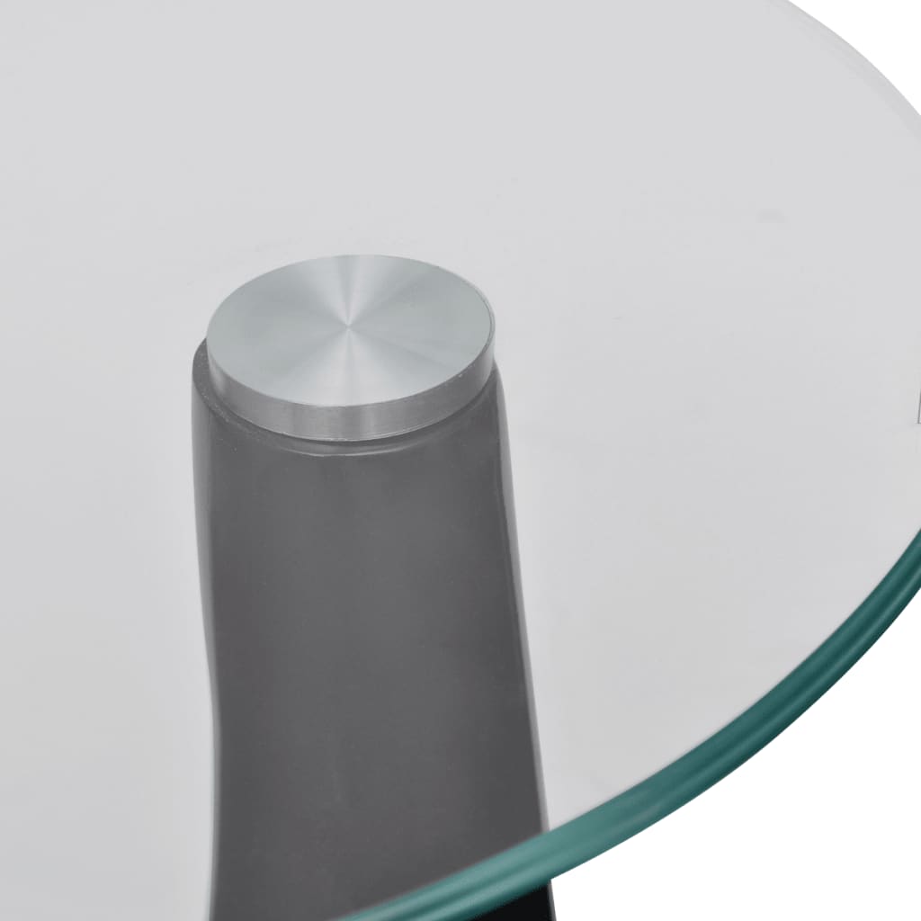 Supermoderní konferenční stolek se skleněnou deskou