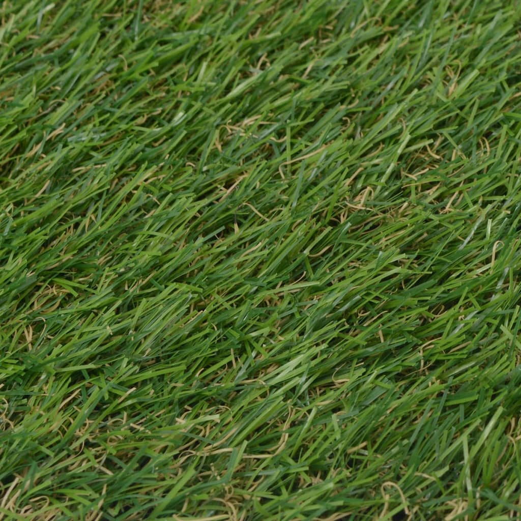 vidaXL Umělá tráva 1,5 x 5 m / 20 mm zelená