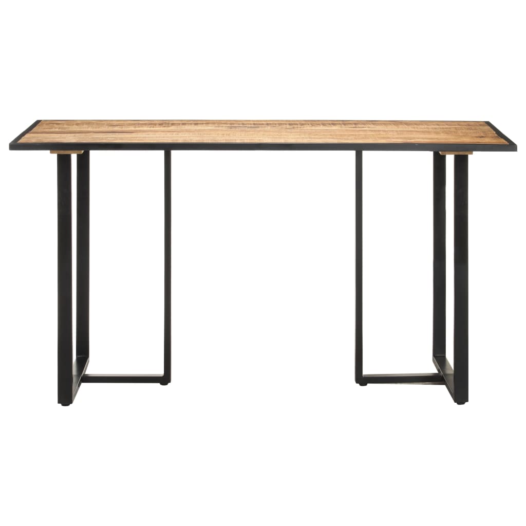 vidaXL Jídelní stůl 140 cm hrubé mangovníkové dřevo