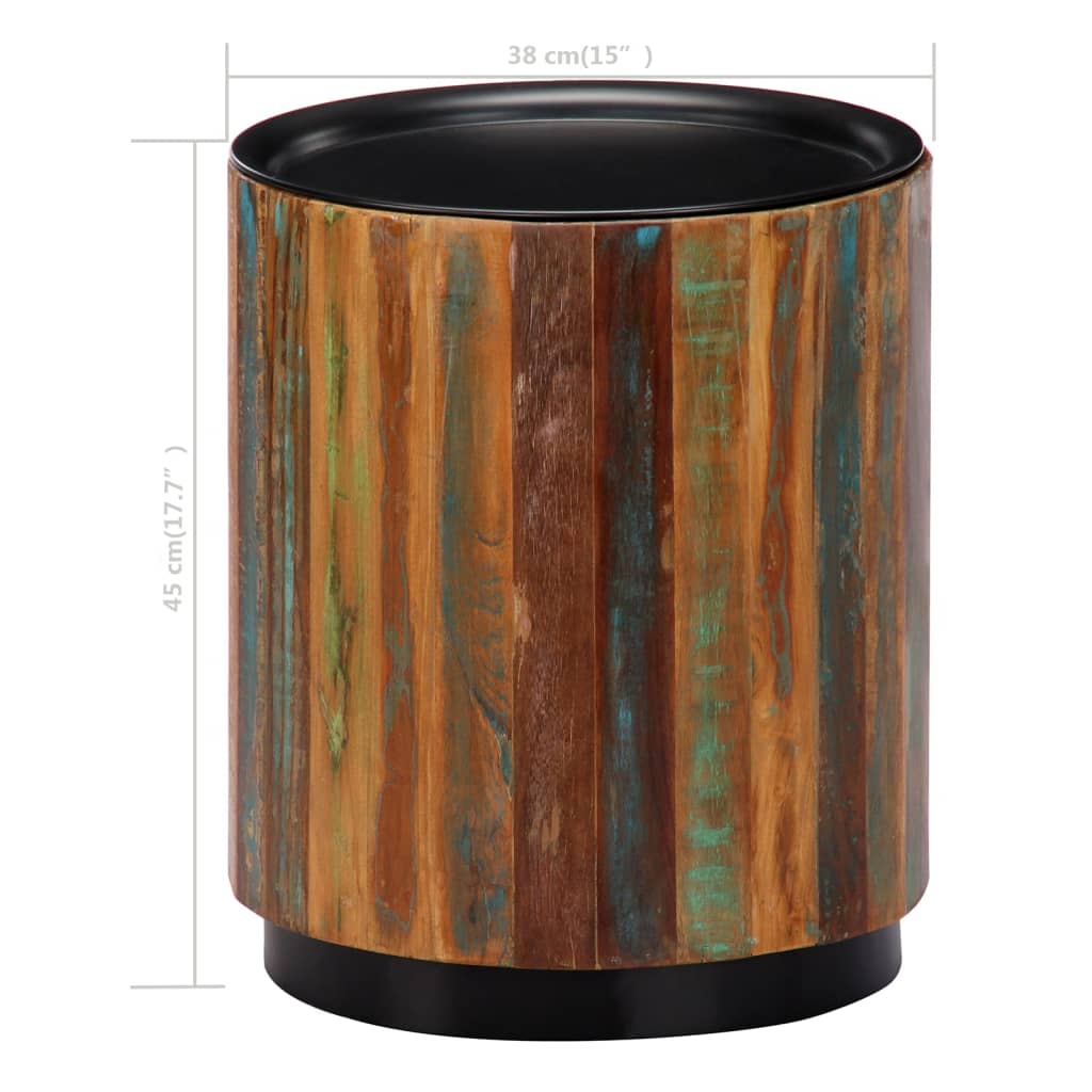 vidaXL Konferenční stolek 38 x 45 cm masivní recyklované dřevo