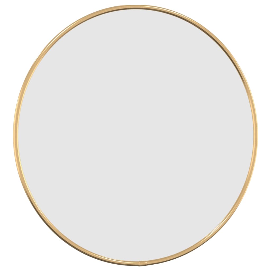 vidaXL Nástěnné zrcadlo zlaté Ø 40 cm kulaté
