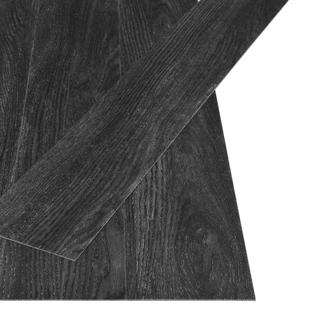 vidaXL Samolepící podlahová prkna 4,46 m² 3 mm PVC dub antracitová