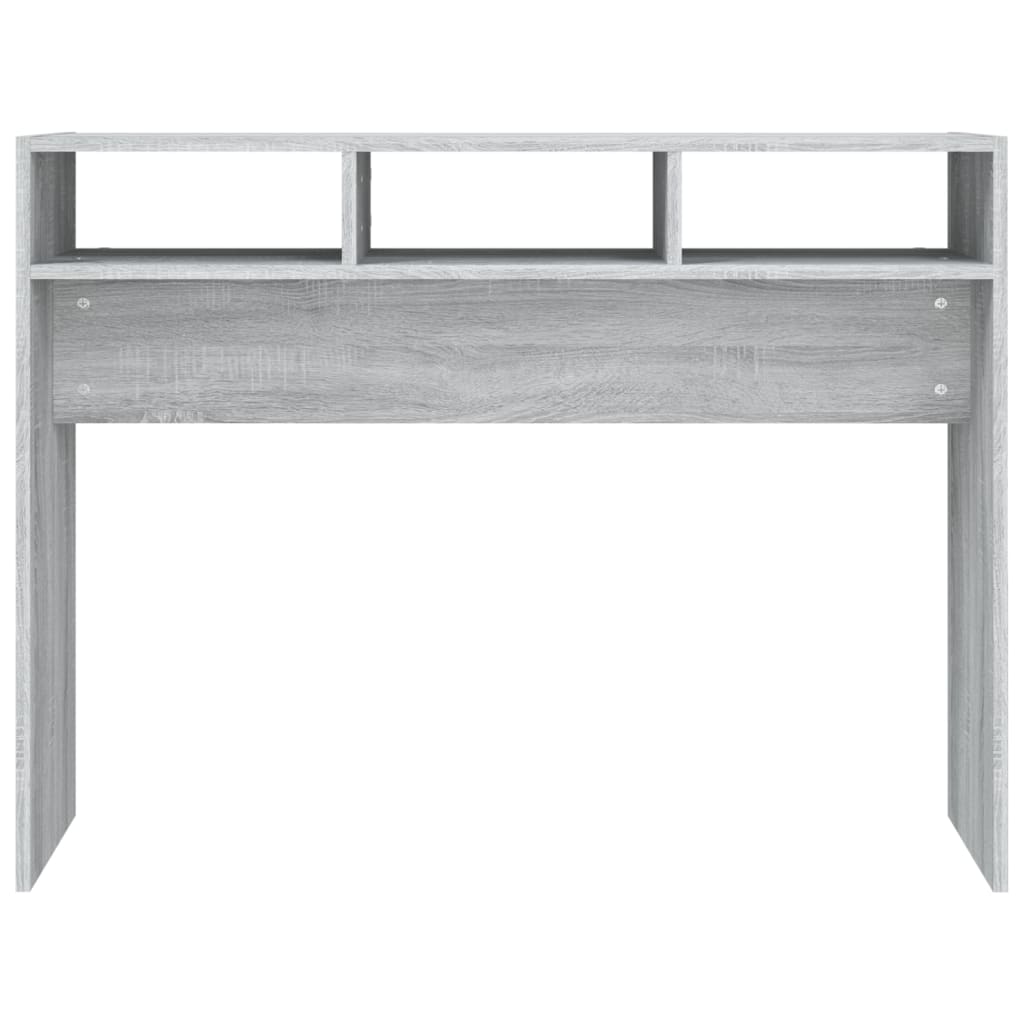 vidaXL Konzolový stolek šedý sonoma 105 x 30 x 80 cm kompozitní dřevo