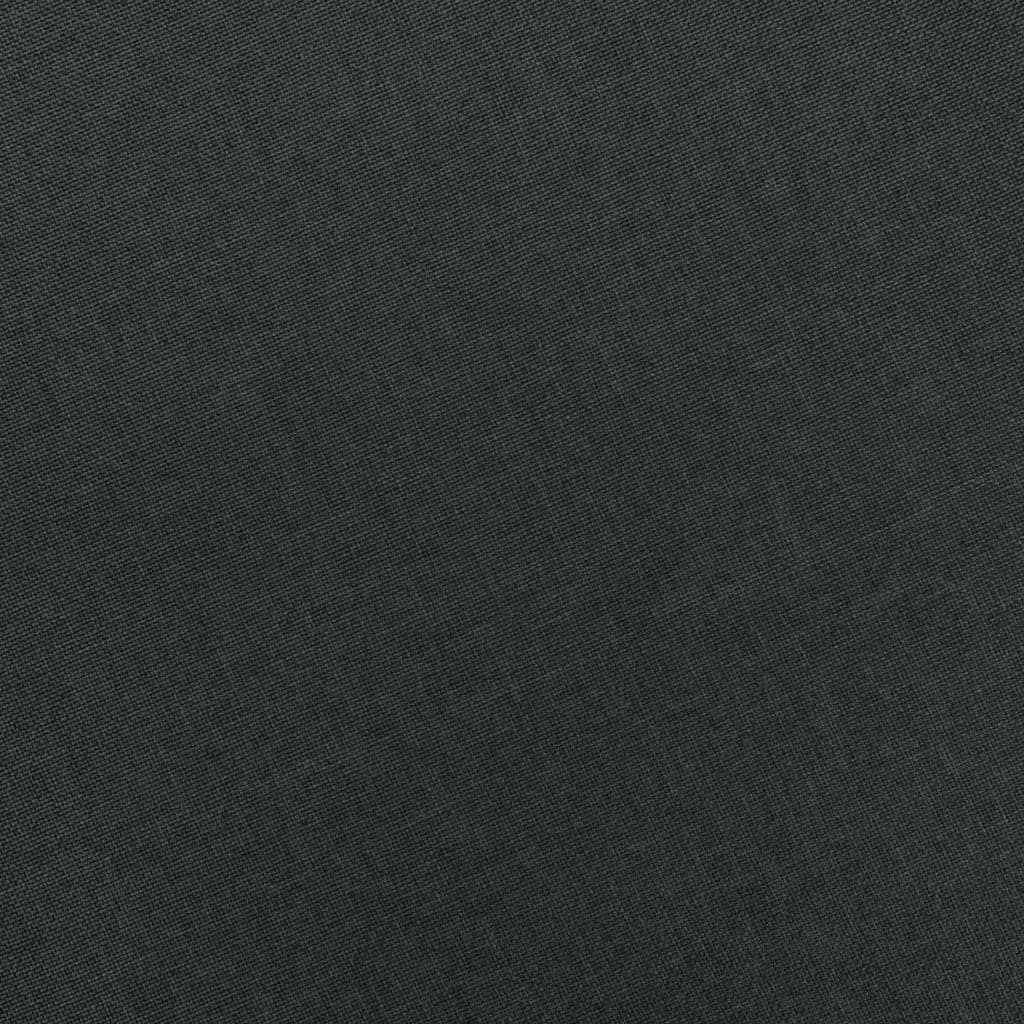 vidaXL Masážní křeslo s podnožkou tmavě šedé textil