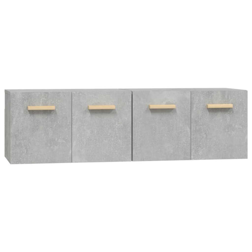 vidaXL Nástěnné skříňky 2 ks betonově šedé 60x36,5x35 cm kompozit