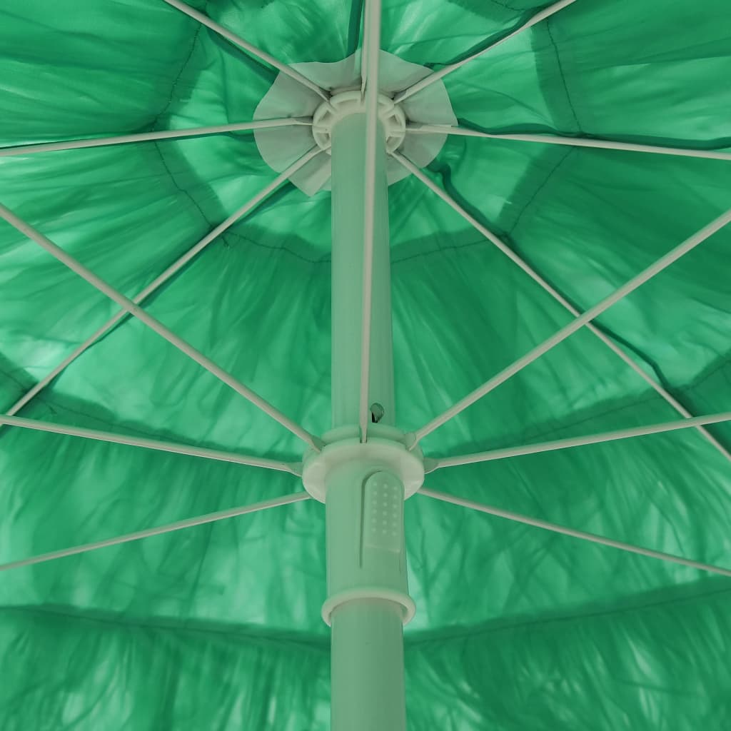 vidaXL Plážový slunečník Hawaii zelený 180 cm