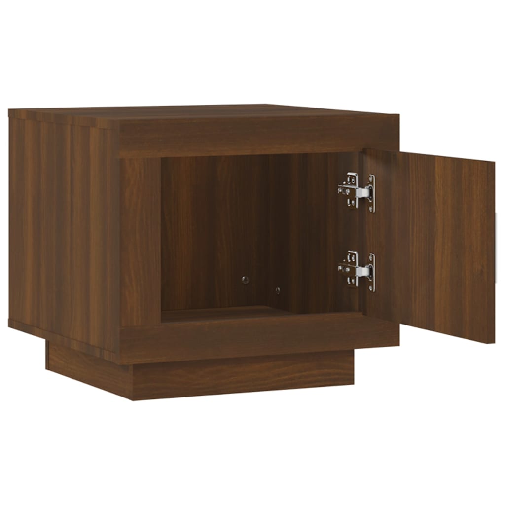 vidaXL Konferenční stolek hnědý dub 51 x 50 x 45 cm kompozitní dřevo