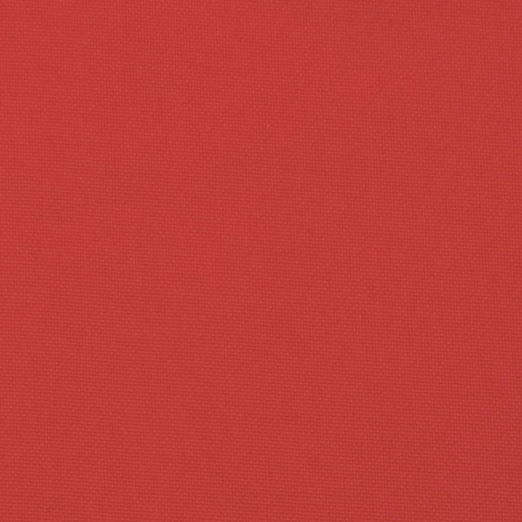 vidaXL Podušky na palety 5 ks červené textil