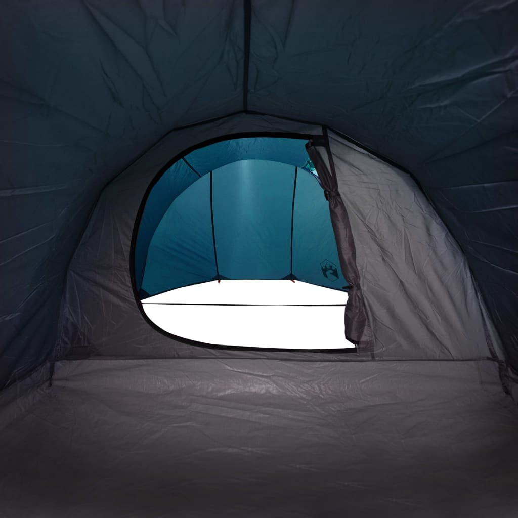 vidaXL Kempingový stan tunel pro 4 osoby modrý nepromokavý