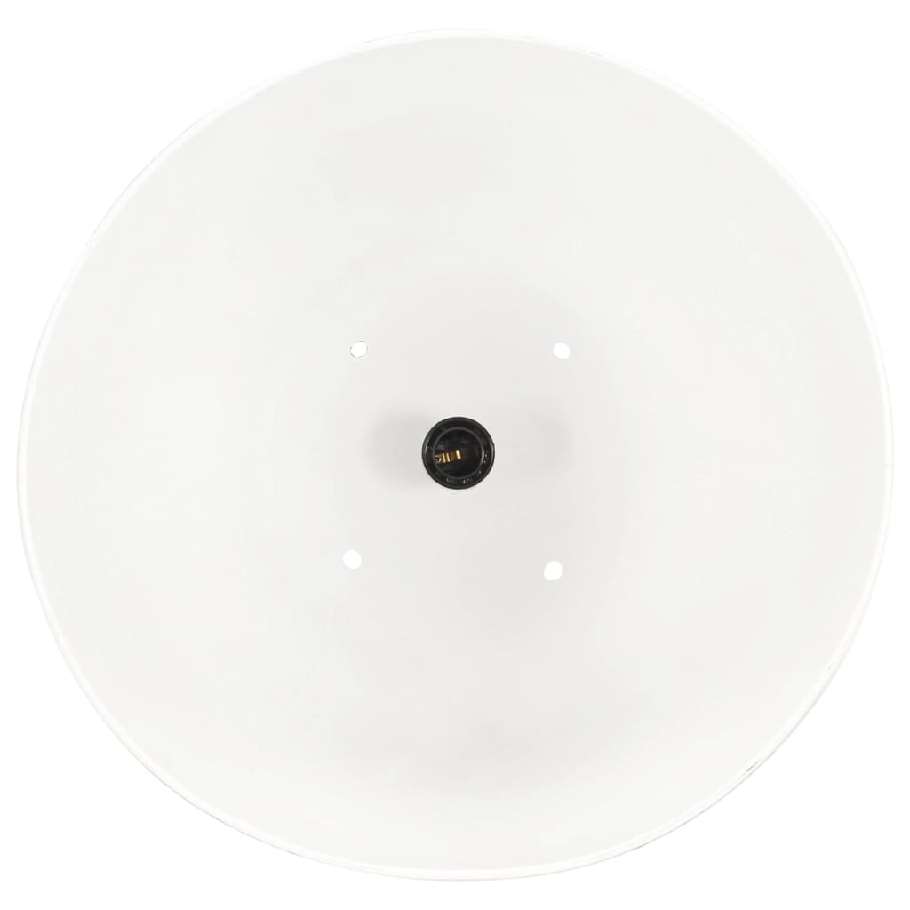 vidaXL Industriální závěsné svítidlo 25 W bílé kulaté 32 cm E27