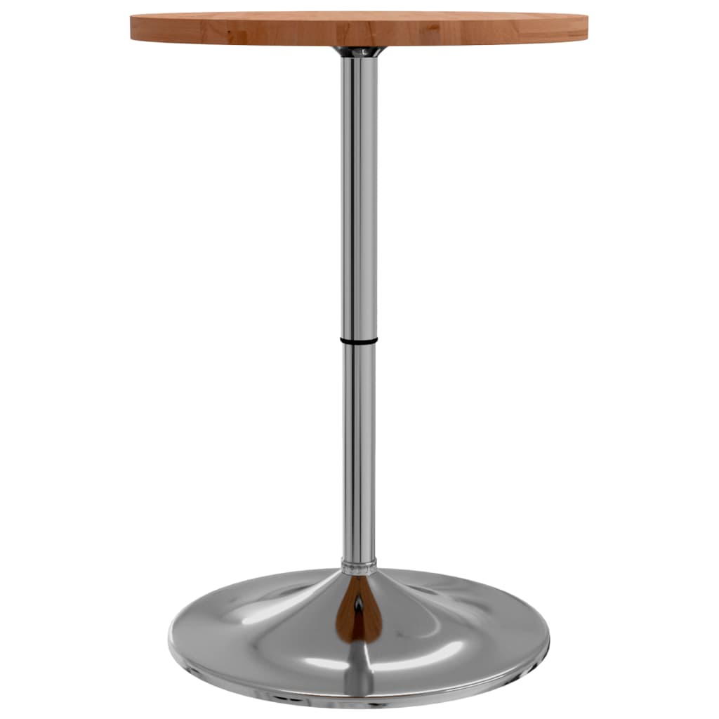 vidaXL Barový stolek Ø 50 x 90,5 cm masivní bukové dřevo