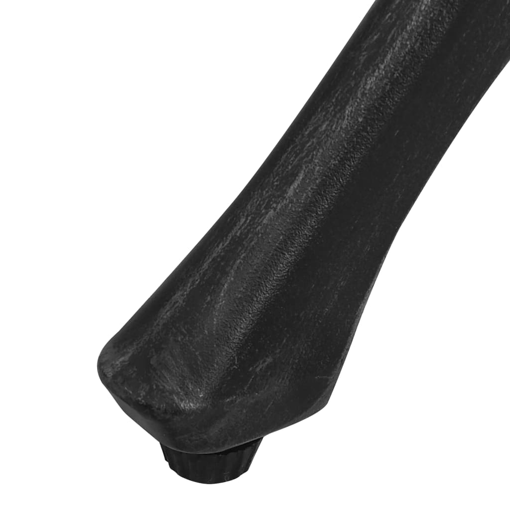 vidaXL 5dílný balkonový set litý hliník černý