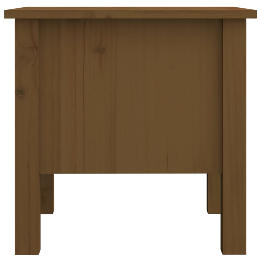 vidaXL Odkládací stolek medově hnědý 40 x 40 x 39 cm masivní borovice