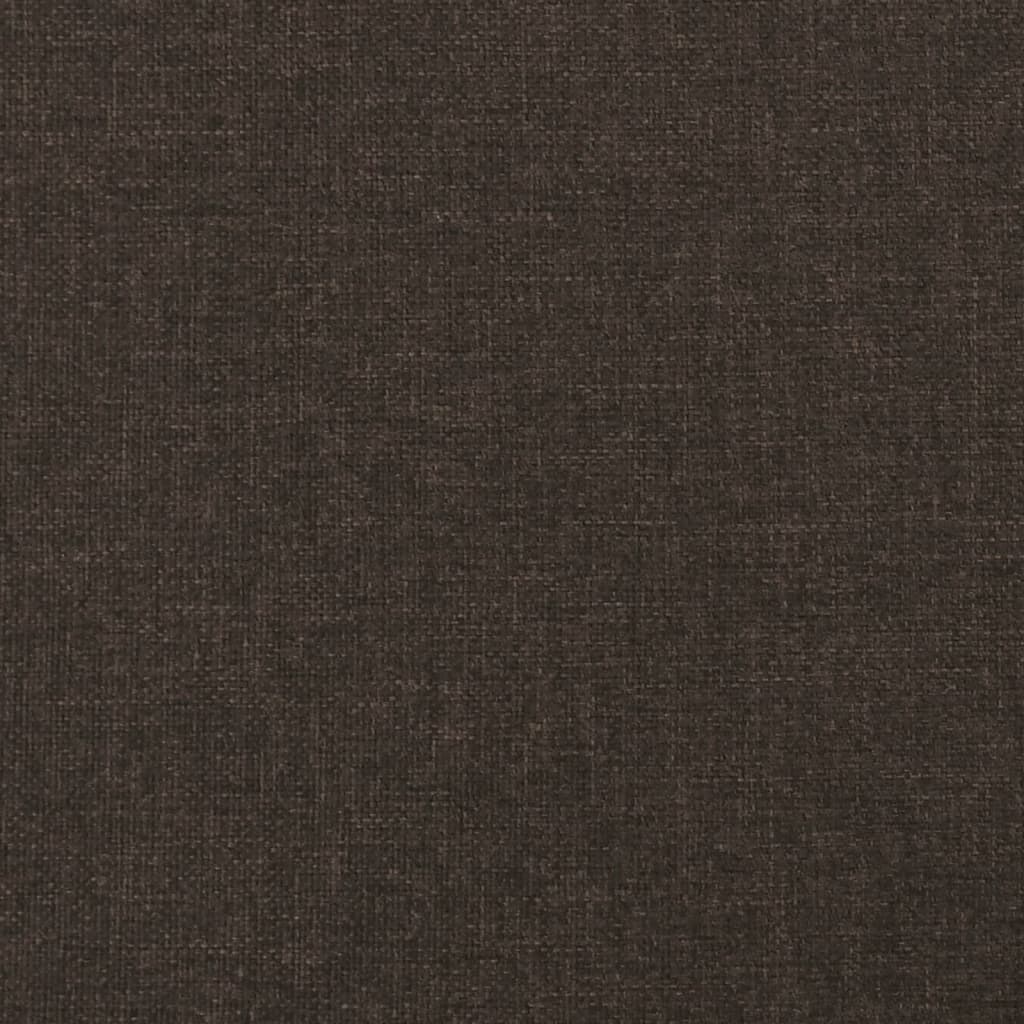 vidaXL Podnožka tmavě hnědá 78 x 56 x 32 cm textil