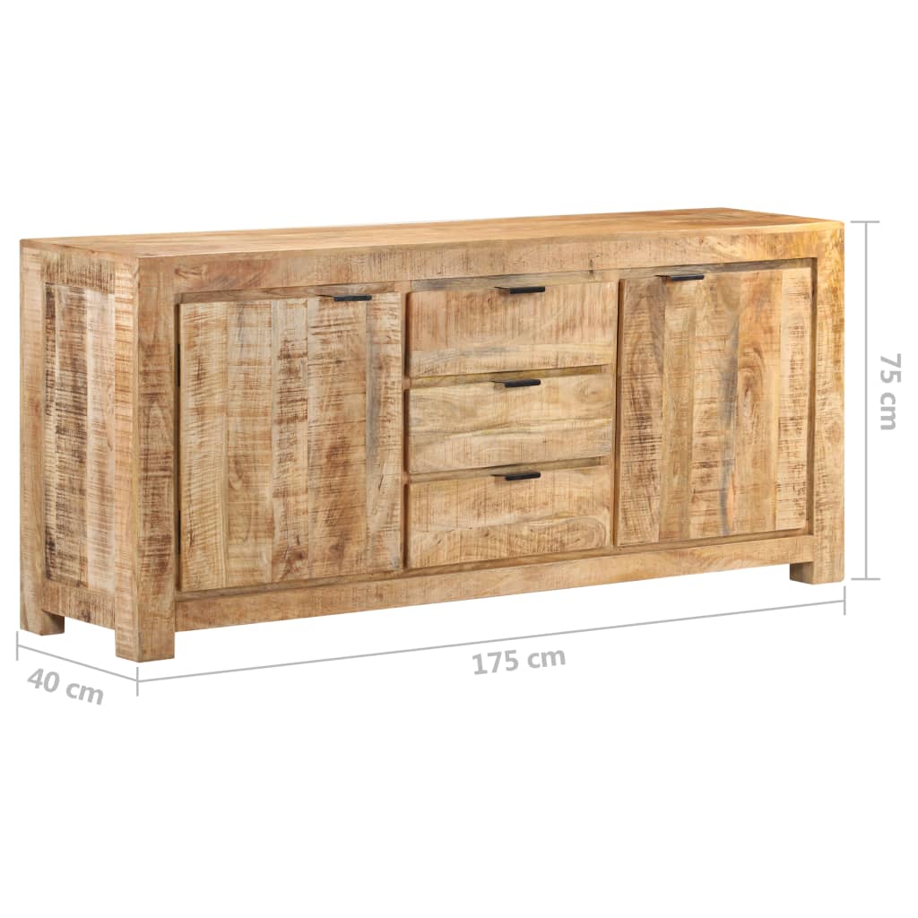 vidaXL Příborník 175 x 40 x 75 cm hrubé mangovníkové dřevo
