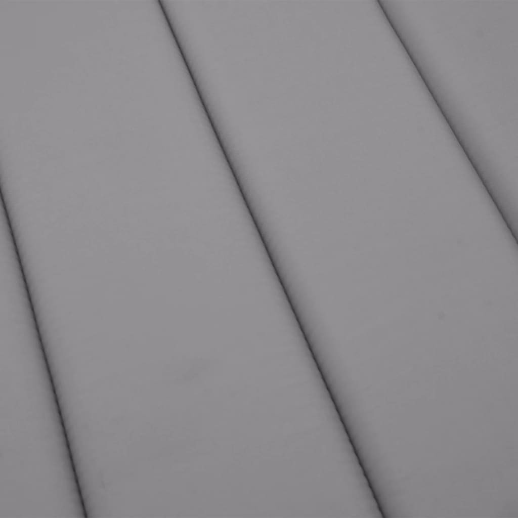 vidaXL Poduška na lehátko šedá 186 x 58 x 3 cm oxfordská látka