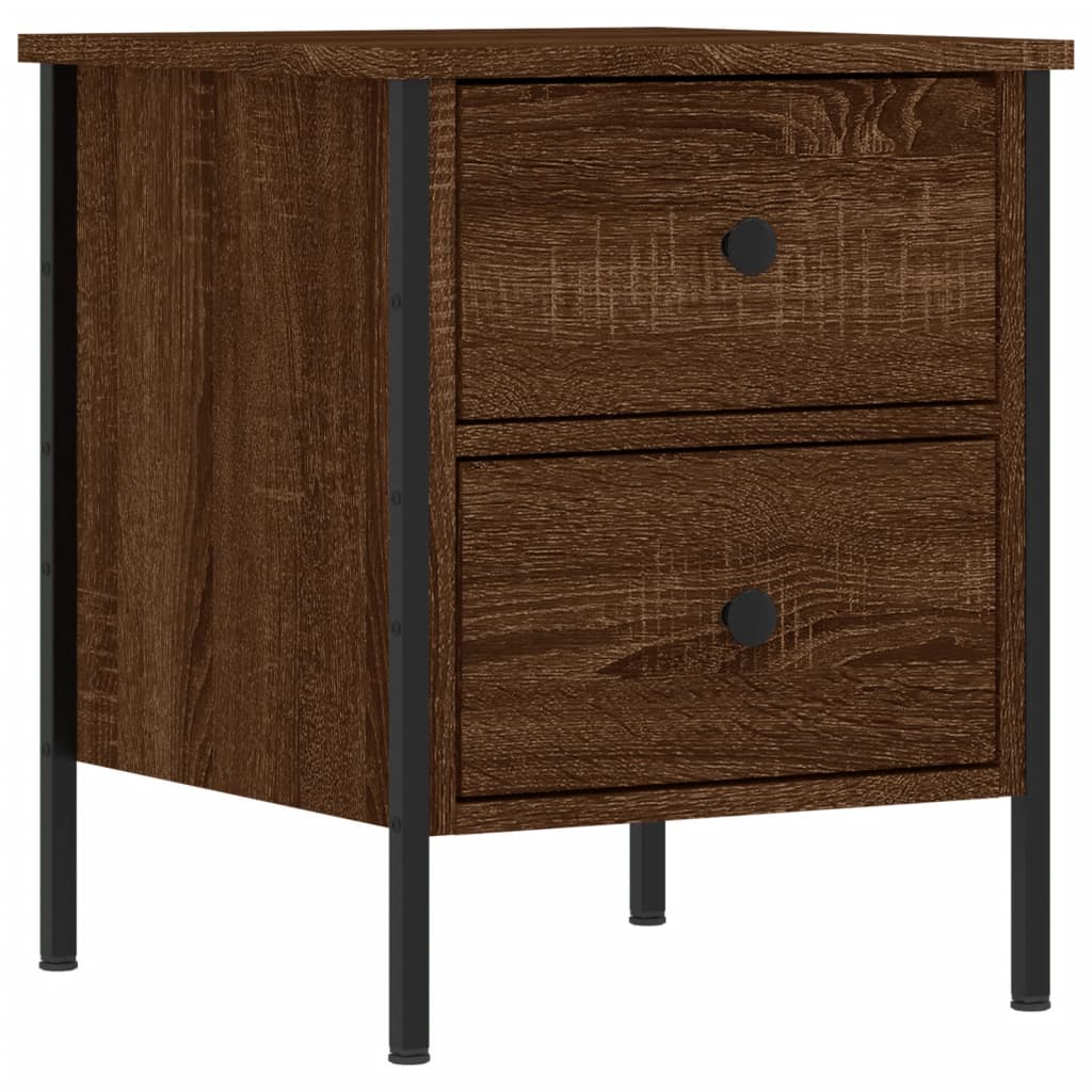 vidaXL Noční stolek hnědý dub 40 x 42 x 50 cm kompozitní dřevo