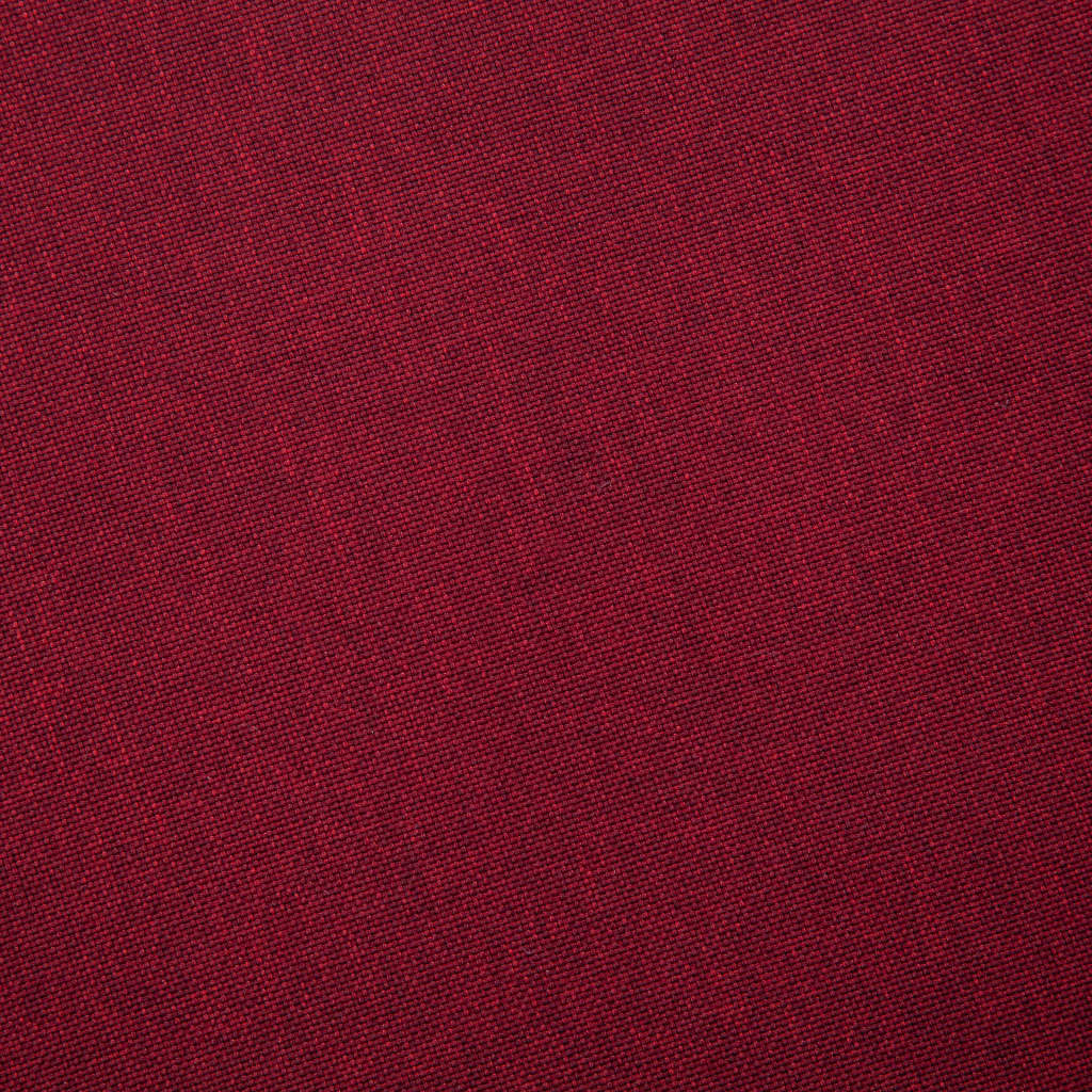 vidaXL 3místná pohovka textilní čalounění vínová