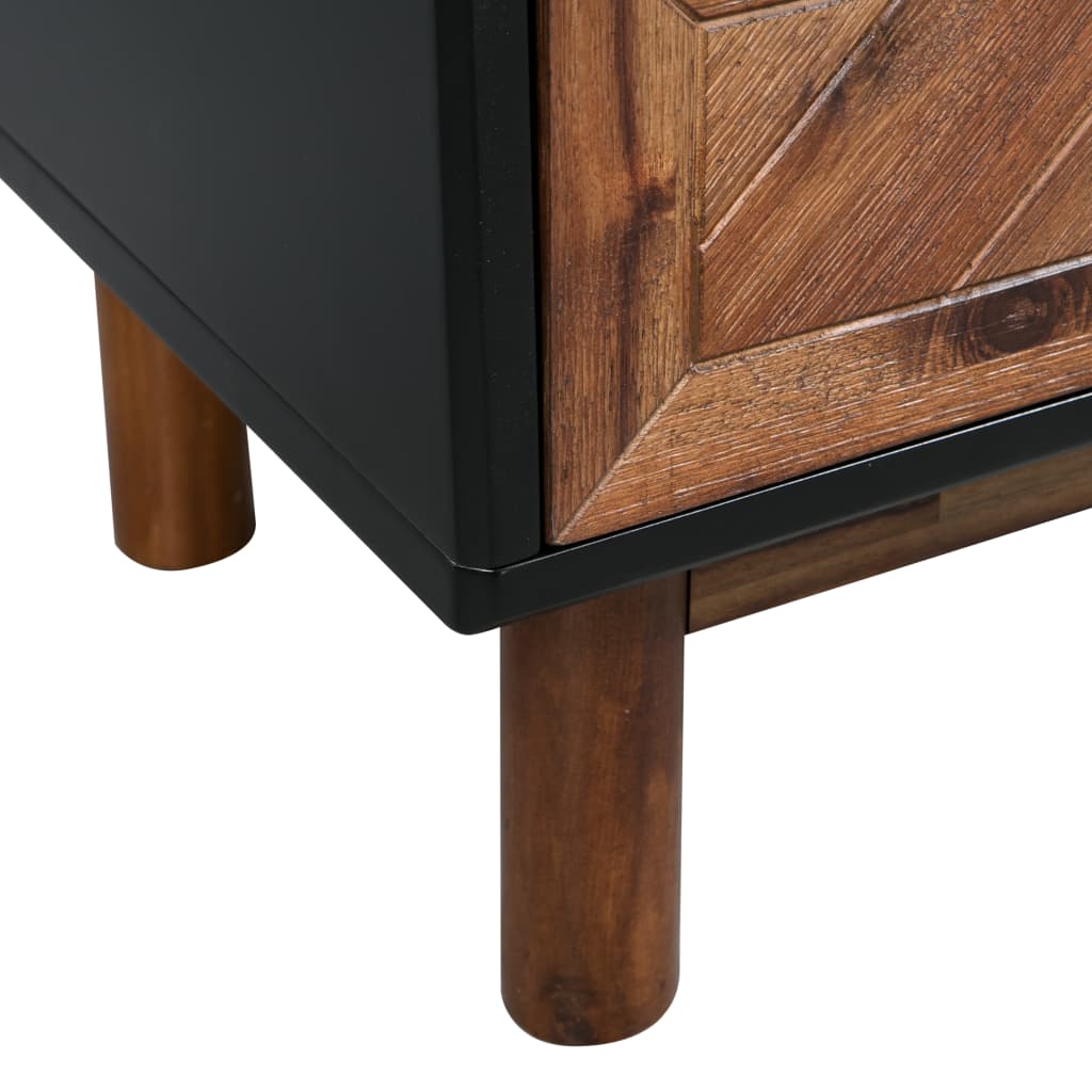 vidaXL TV stolek z masivního akáciového dřeva, 100 x 35 x 45 cm