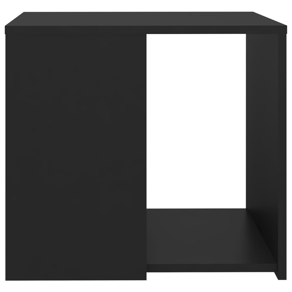 vidaXL Odkládací stolek černý 50 x 50 x 45 cm dřevotříska