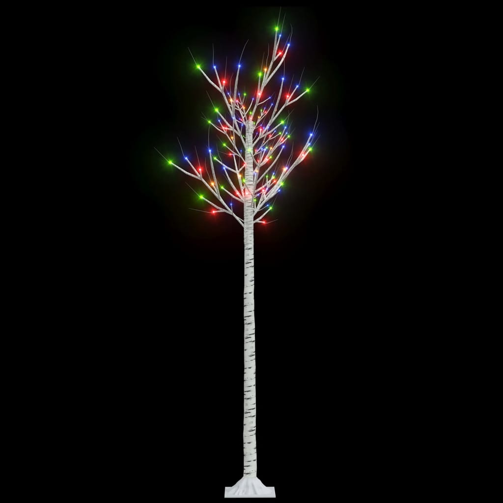 vidaXL Vánoční stromek 180 barevných LED 1,8 m vrba dovnitř i ven