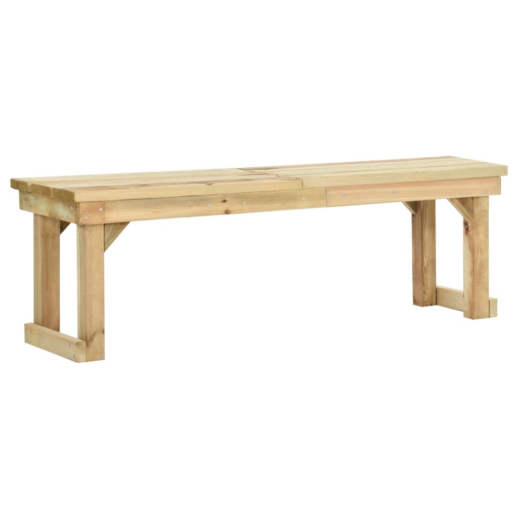 vidaXL Zahradní lavice 140 cm impregnované borové dřevo