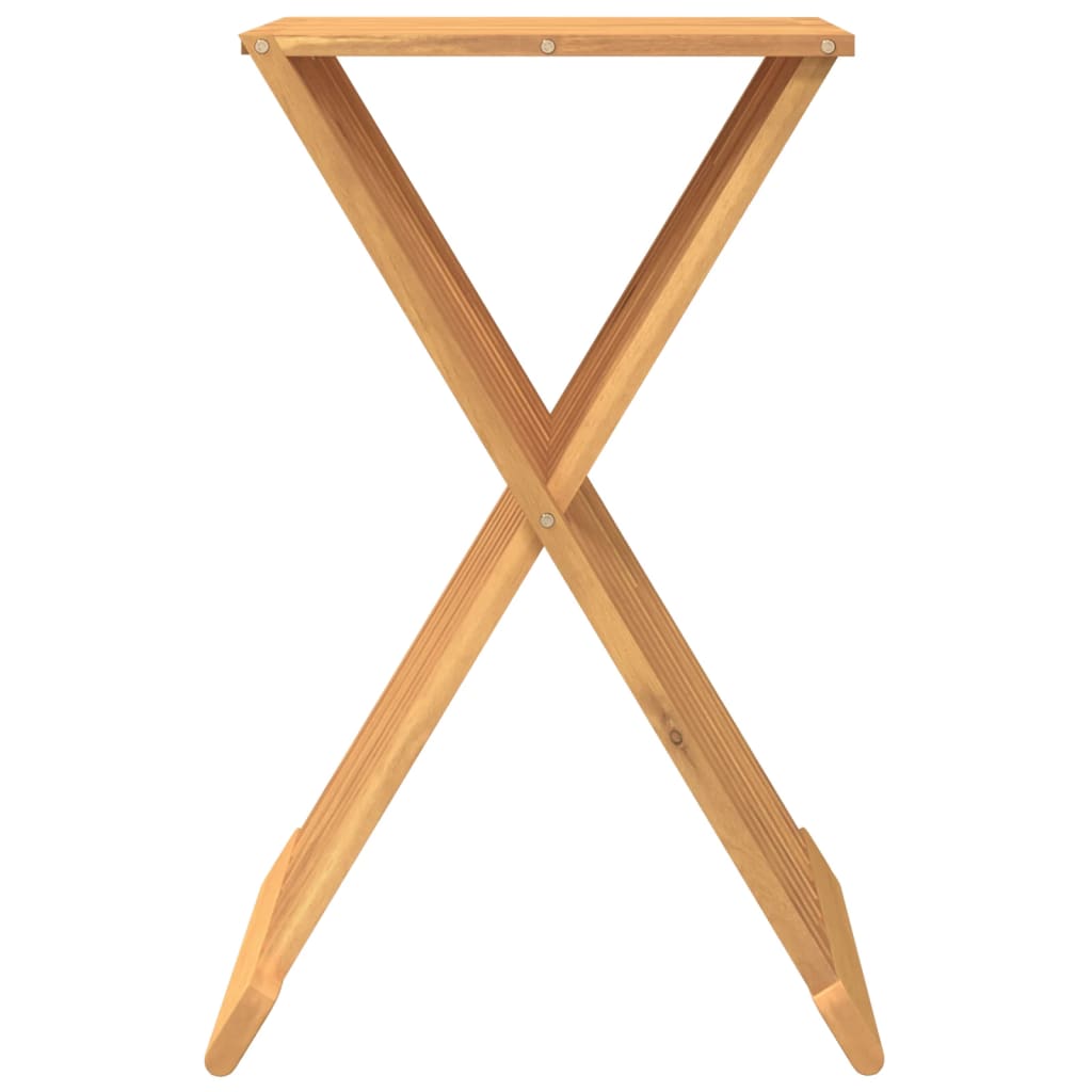 vidaXL Skládací stolička 40 x 32,5 x 70 cm masivní teakové dřevo