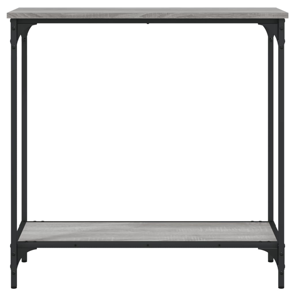 vidaXL Konzolový stolek šedý sonoma 75 x 30,5 x 75 cm kompozitní dřevo