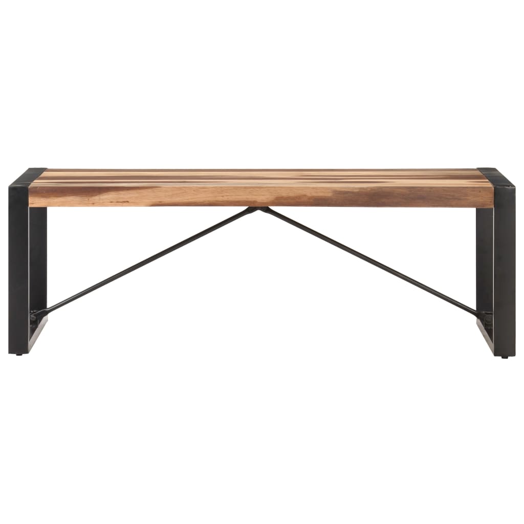 vidaXL Konferenční stolek 120x60x40 cm masivní dřevo vzhled sheeshamu