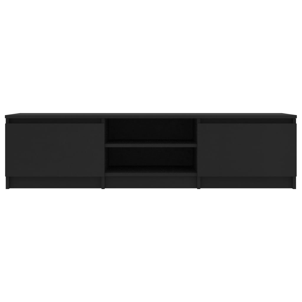 vidaXL TV stolek černý 140 x 40 x 35,5 cm dřevotříska