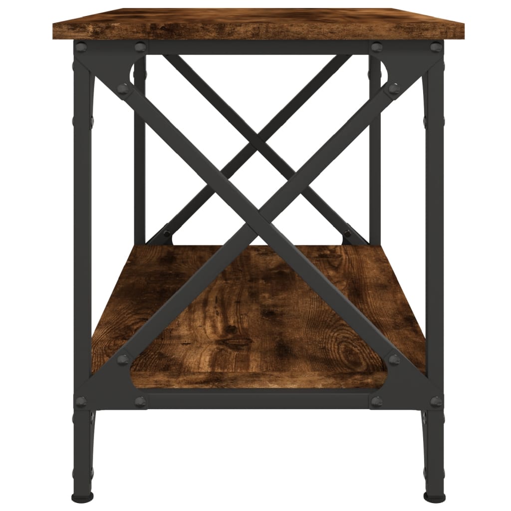 vidaXL Odkládací stolek kouřový dub 55 x 38 x 45 cm kompozitní dřevo