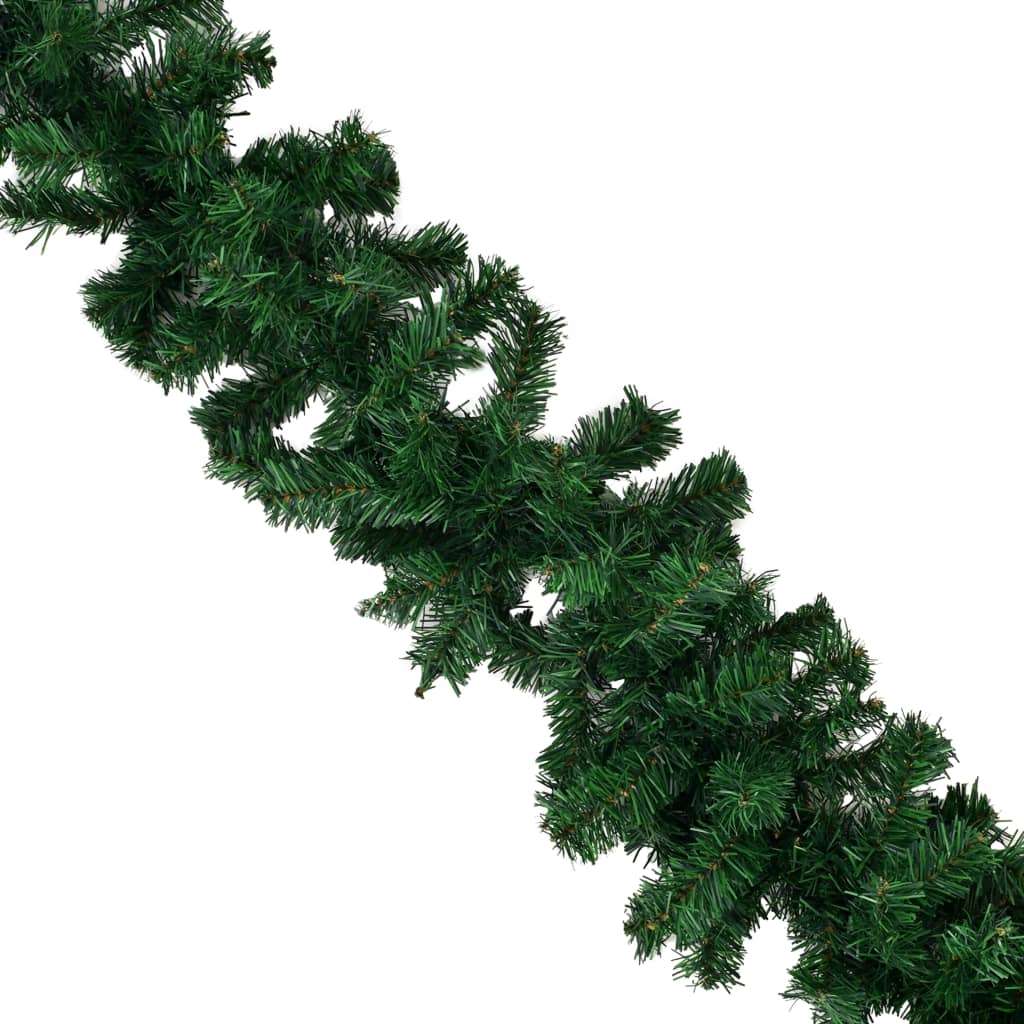 vidaXL Vánoční girlandy 4 ks zelené 270 cm PVC