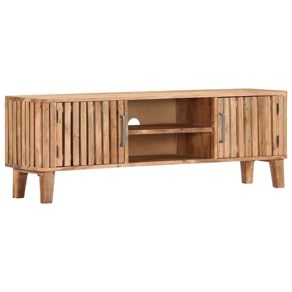 vidaXL TV stolek 130 x 30 x 45 cm masivní akáciové dřevo