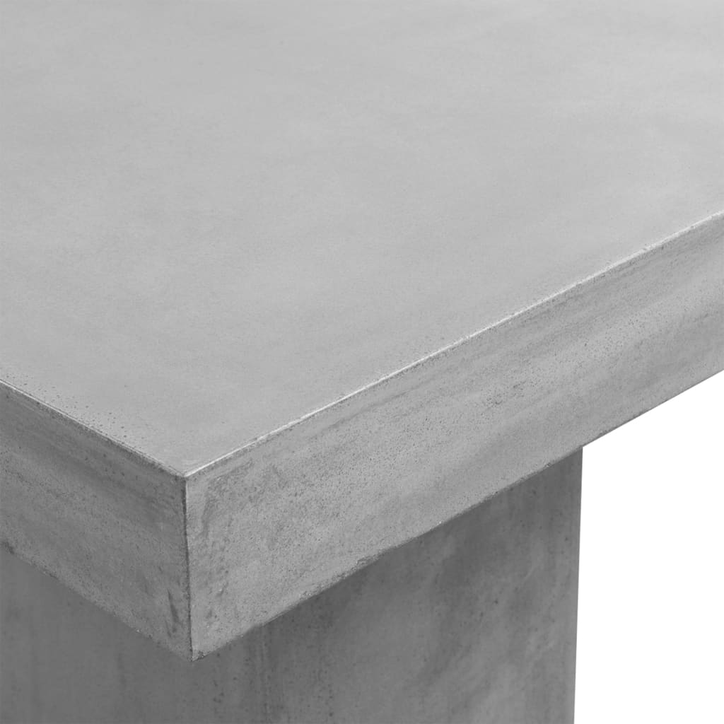 vidaXL Zahradní stůl šedý 80 x 80 x 75 cm beton
