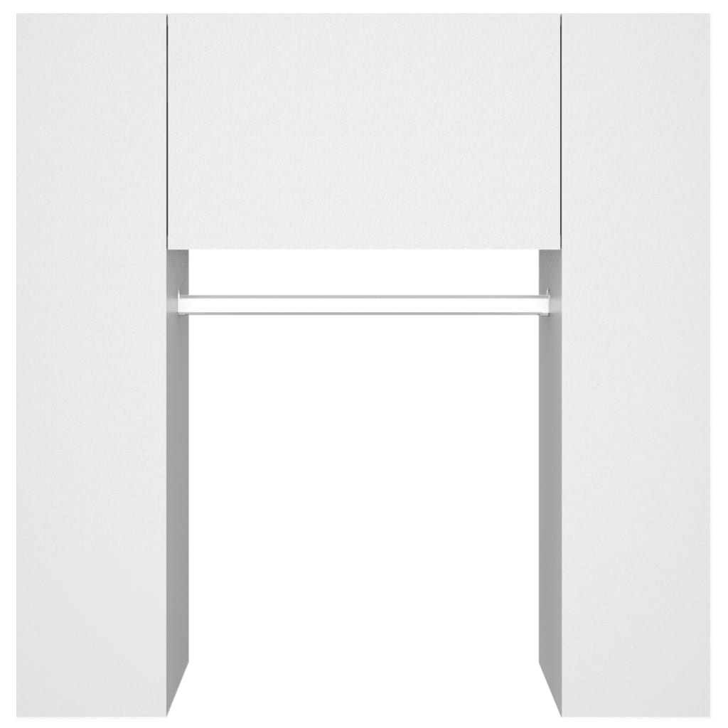 vidaXL Skříň do předsíně bílá 97,5 x 37 x 99 cm kompozitní dřevo