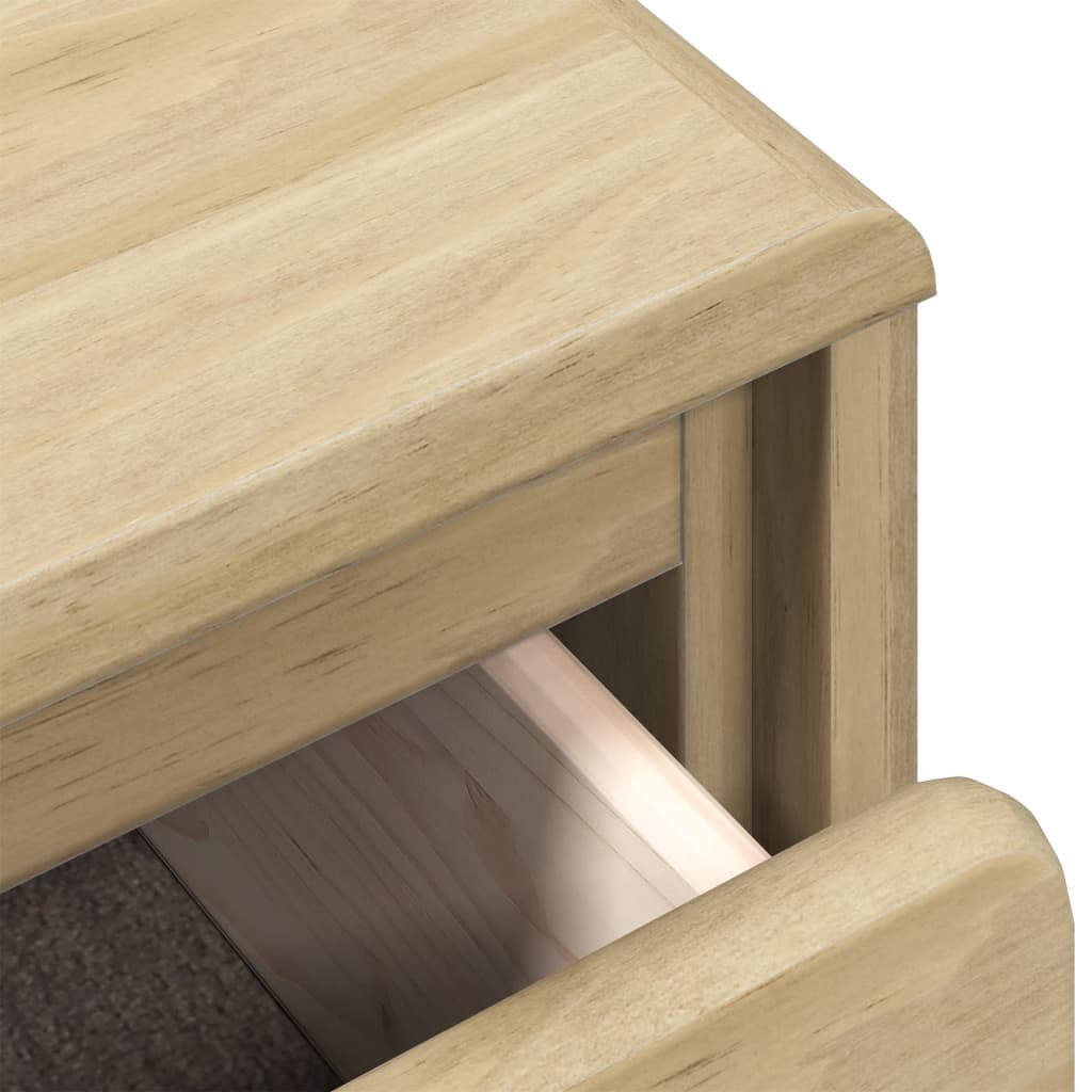 vidaXL Noční stolek SAUDA 44 x 35 x 56 cm masivní borové dřevo