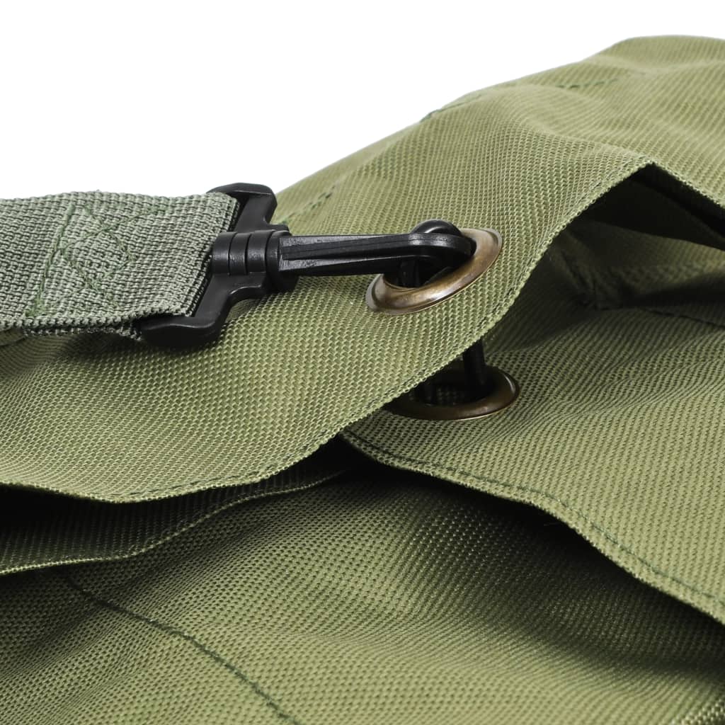 vidaXL Sportovní taška v army stylu 85 l olivově zelená